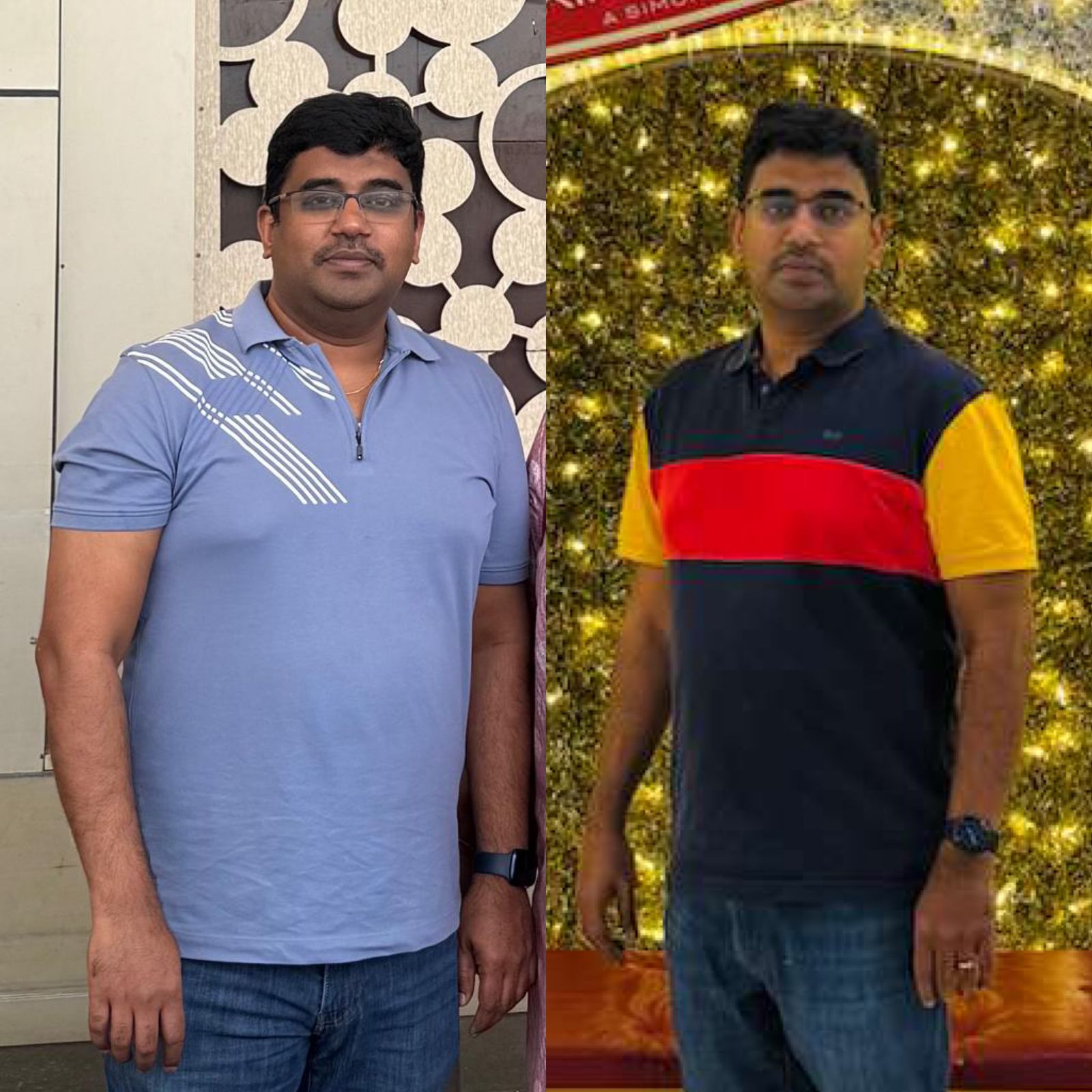 Appusamy before and after transformation